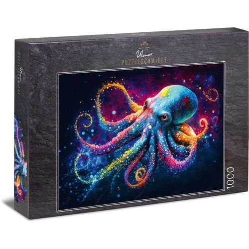 Motif Puzzle « Spectacle Tentacule » - Le Puzzle Pieuvre Coloré De 1000 Pièces - Les Tentacules De Pieuvre Colorées Invitent À Faire Des Puzzles