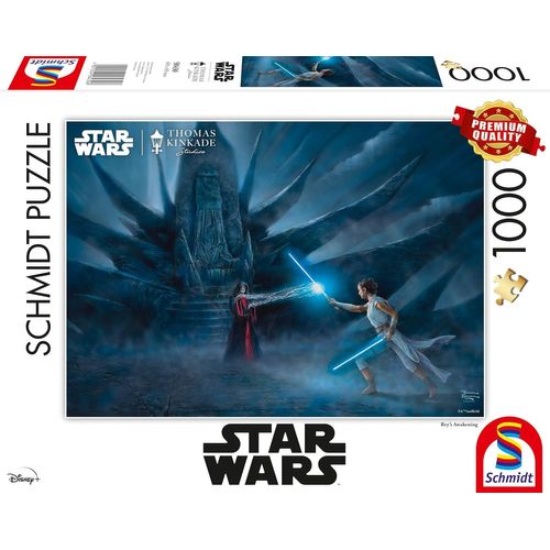 Spiele Puzzle De 1000 Pièces Thomas Kinkade, Star Wars, Reys Awakening, 58430