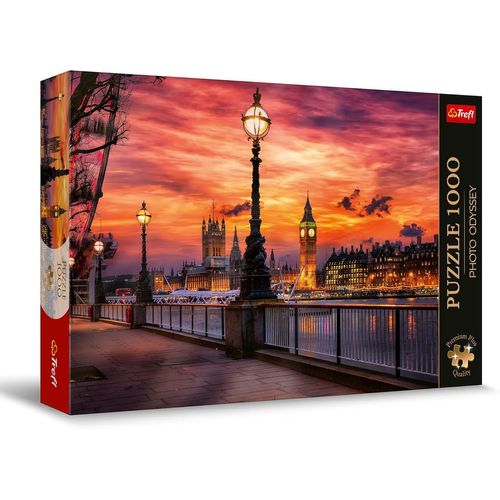 Premium Plus Quality Puzzle Photo Odyssey: Big Ben, Londres - 1000 Pièces, Série De Photos Uniques, Pièces Parfaitement Assorties, Pour Adultes Et Enfants À Partir De 12 Ans