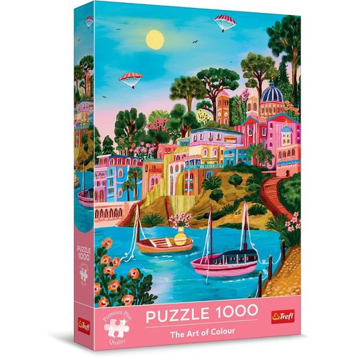 Premium Plus Quality-Puzzle The Art Of Colour : Syros, Grèce-1000, Série Pleine De Couleurs, Pièces Parfaitement Assorties, Pour Adultes Et Enfants À Partir De 12 Ans, 10893