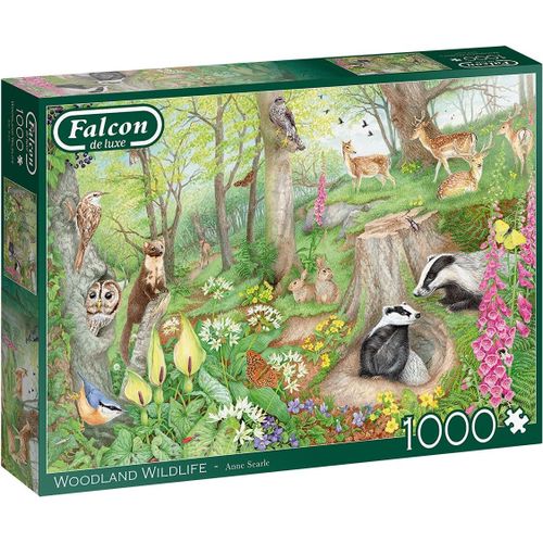 Woodland Wildlife Falcon De Luxe Animaux Puzzle, 11322, Multicolore