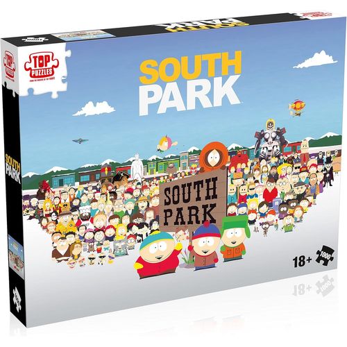 Puzzle South Park - 1 Poster Offert - 1000 Pièces - A Partir De 18 Ans - Version Française