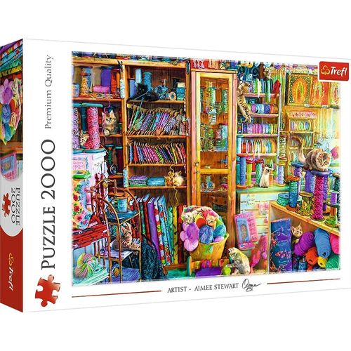 2000 Pièces Qualité Premium Pour Adultes Et Enfants À Partir De 12 Ans Puzzle, Tr27113, Le Paradis Des Chats