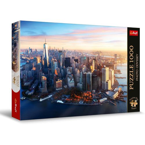 Premium Plus Quality Puzzle Photo Odyssey: Manhattan, New York - 1000 Pièces, Série De Photos Uniques, Pièces Parfaitement Assorties, Pour Adultes Et Enfants À Partir De 12 Ans