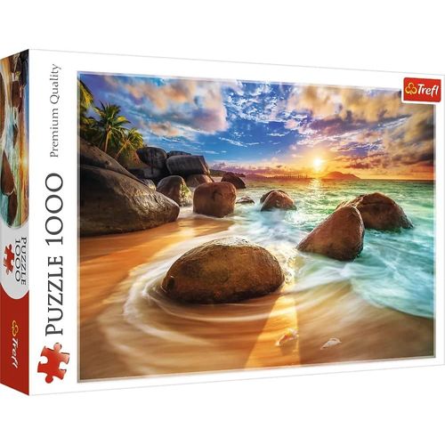 Puzzle, Samudra Beach, Indien, 1000 Teile, Für Kinder Ab 12 Jahren, Plage De Samoudra Inde