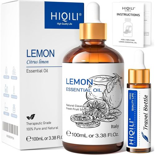 100ml Huile Essentielle Citron,100% Pure Naturelle Pour Huile Essentielle, Ajoutée Au Diffuseur, Spray