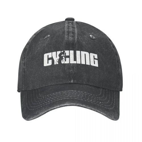 Casquette De Baseball Vintage Délavée Pour Cyclistes,Casquette Snapback Unisexe,Chapeau De Voyage Réglable,Extérieur,Toutes Saisons,Distmurcia