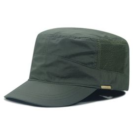 Casquette Plate Surdimensionnée En Maille Pour Adulte,Chapeau Fin D'été En Polyester Pour L'extérieur,Casquette Militaire De Grande Taille 55-60cm 60-66cm