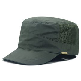 Casquette Plate Surdimensionnée En Maille Pour Adulte,Chapeau Fin D'été En Polyester Pour L'extérieur,Casquette Militaire De Grande Taille 55-60cm 60-66cm