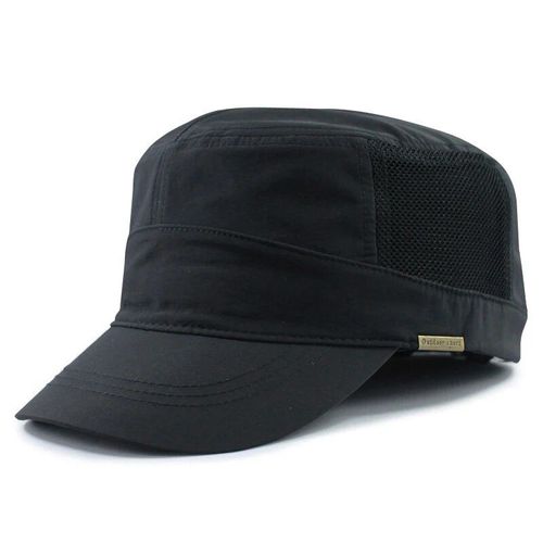 Casquette Plate Surdimensionnée En Maille Pour Adulte,Chapeau Fin D'été En Polyester Pour L'extérieur,Casquette Militaire De Grande Taille 55-60cm 60-66cm