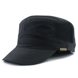 Casquette Plate Surdimensionnée En Maille Pour Adulte,Chapeau Fin D'été En Polyester Pour L'extérieur,Casquette Militaire De Grande Taille 55-60cm 60-66cm