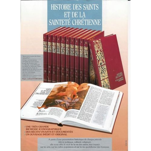 Histoire Des Saints Et De La Sainteté Chrétienne