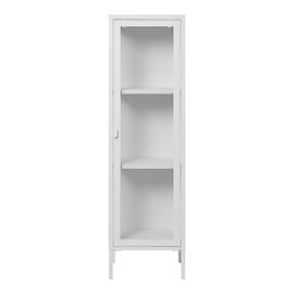 Vitrine De Salon Brisbane, Blanc, 40x35x140 Cm