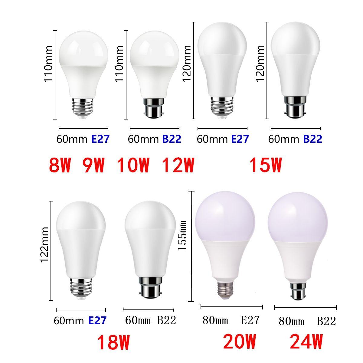 Ampoule LED ronde fantaisie B22 4 W à intensité variable 2700 K ou 3000 K