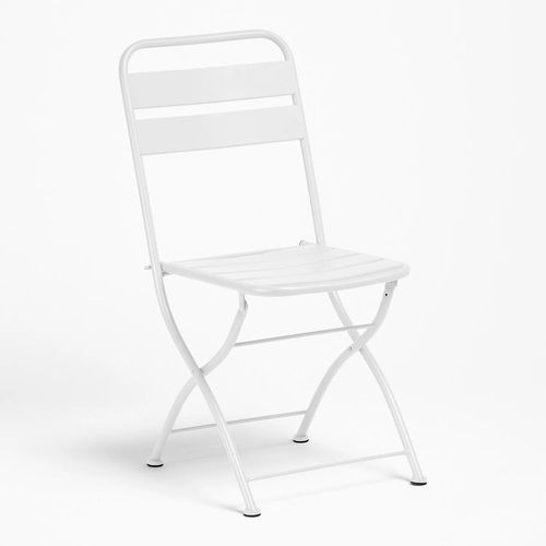 Pack De 4 Chaises De Salle À Manger Pliantes Janti Blanc