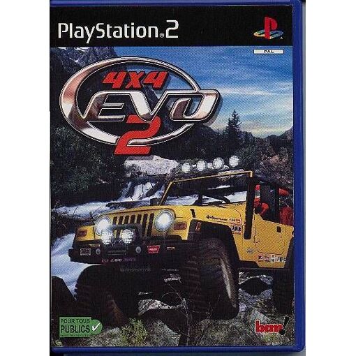Jeu PS2 : 4X4 Evolution - Version PAL FR Complète (boîte, Notice) - En Très Bon état