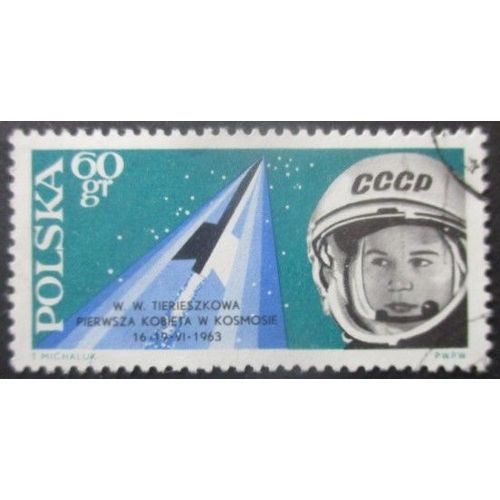 Pologne N°1282 Vostok 6 Oblitéré