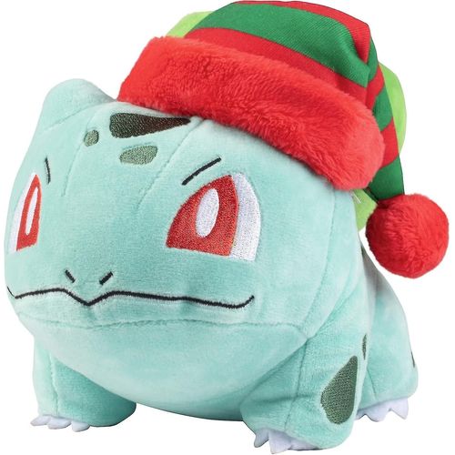Pokemon Elf Pokemon 8 Pouces Vacances Noël Bulbizarre Peluche Animal En Peluche Jouet - Pour Les 2 Ans Et Plus