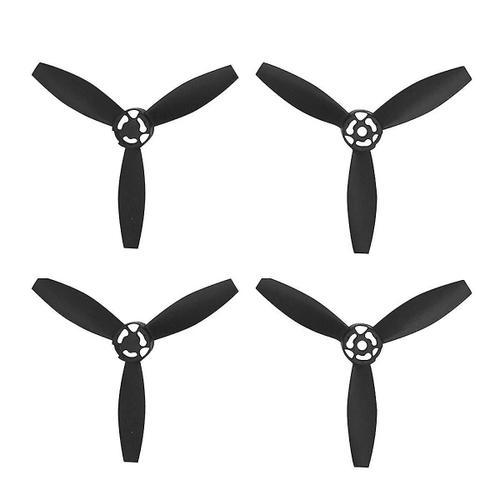 4pcs Convient Pour Parrot Bebop 2 Pales D¿Hélice Drone Accessoires De Drone Noir-Générique