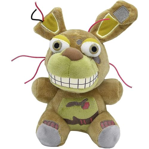 Springtrap Peluche 7 Pouces, 5 Nuits Chez Freddy's Peluches Jouets, Cadeaux Pour Les Fans