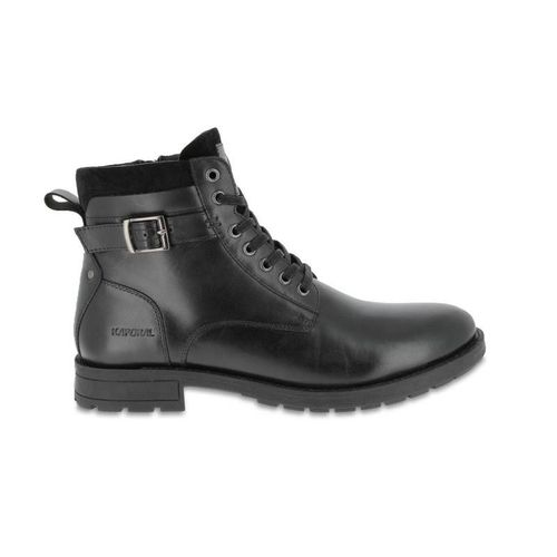 Kaporal Boots En Cuir Noire
