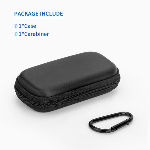 Étui Eva Compatible Avec Alivecor Kardia Mobile Ekg/Sans Fil,6-Plomb Ekg Moniteur De Fréquence Cardiaque,Housse De - All Black[E]