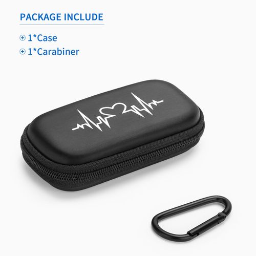 Étui Eva Compatible Avec Alivecor Kardia Mobile Ekg/Sans Fil,6-Plomb Ekg Moniteur De Fréquence Cardiaque,Housse De - Heart[C8754]