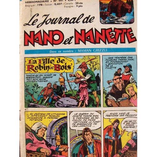 Le Journal De Nano Et Nanette N° 441 : La Fille De Robin Des Bois