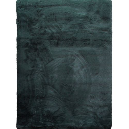 Tapis Imitation Fourrure Extra-Doux Vert Foncé 120x160