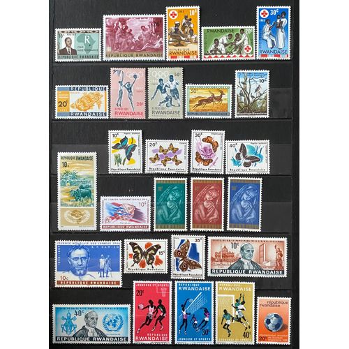 Lot De 46 Timbres Rwanda 1962 - 1969