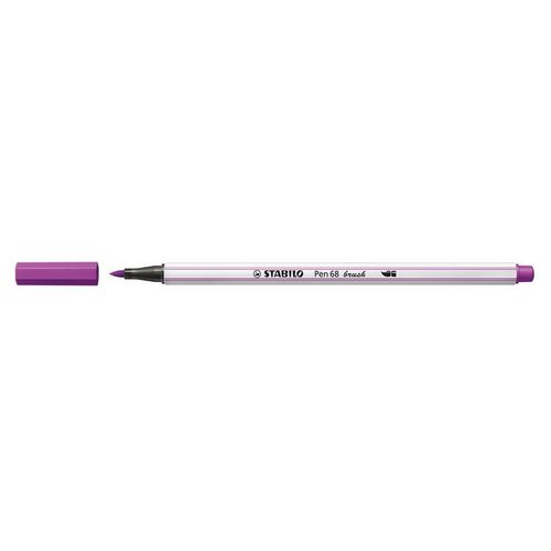 Stabilo Pen 68 Brush Marcatore Medio Porpora 1 Pz