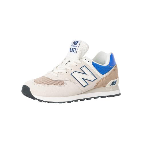 New Balance 574 Baskets En Daim Blanc