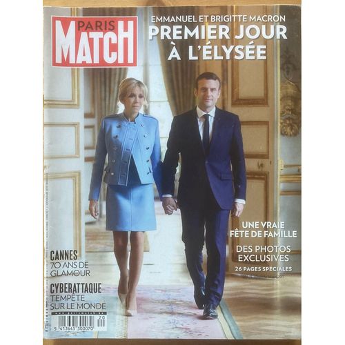 Paris-Match Belgique N 819 - 18/05/17 - Emmanuel Et Brigitte Macron - Festival De Cannes, Kate Middelton, Dossier Spécial Montres, Marion Cotillard…
