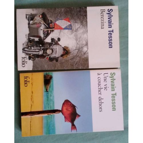 Lot De Deux Livres De Sylvain Tesson