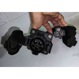 Adaptateur Chargeur 220v J1772 Vope1 Vers Nema Ev,Avec Câble De 0.3m,Pour Vélo Électrique,Scooter,Une Roue - Type 3 Head