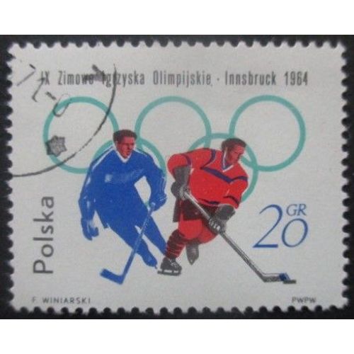 Pologne N°1322 Jeux Olympiques D'innsbruck 1964 Oblitéré