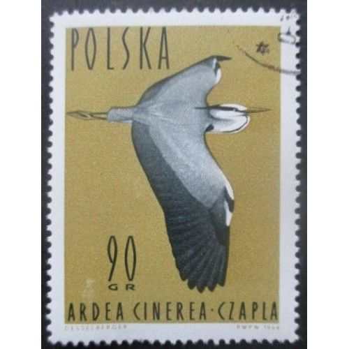 Pologne N°1351 Oiseau Oblitéré