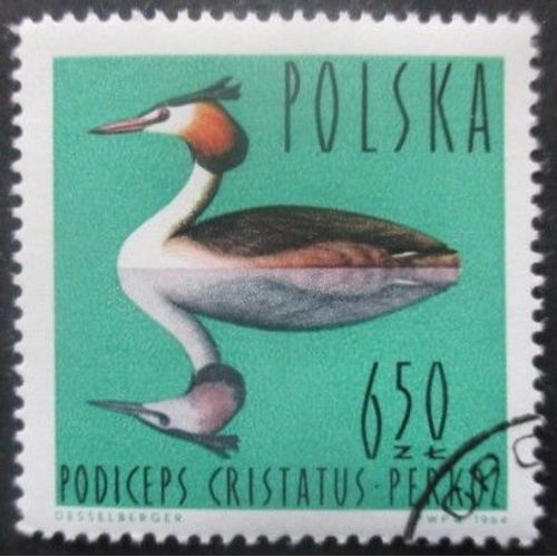 Pologne N°1355 Oiseau Oblitéré