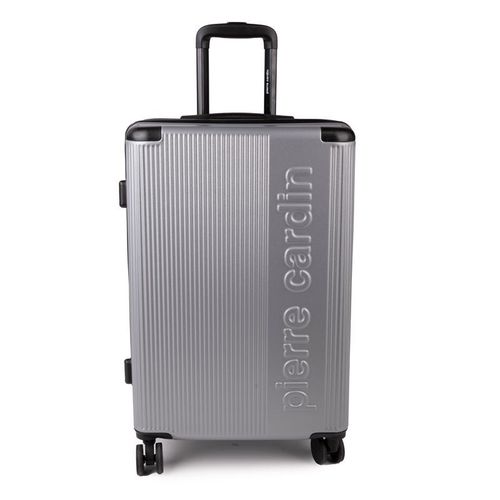 VALISE MOYENNE 60 CM SILVER BERLIN Pierre Cardin