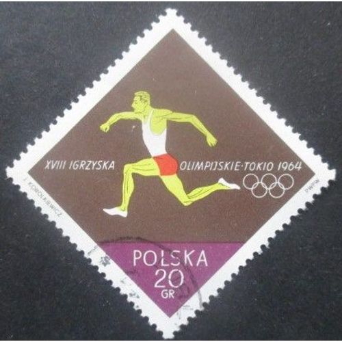 Pologne N°1370 Jeux Olympiques De Tokyo 1964 Oblitéré