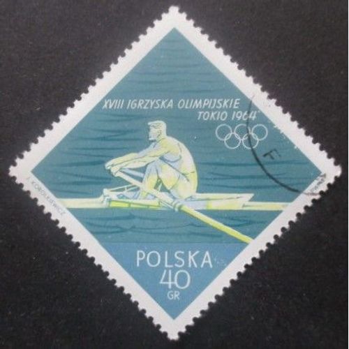 Pologne N°1371 Jeux Olympiques De Tokyo 1964 Oblitéré