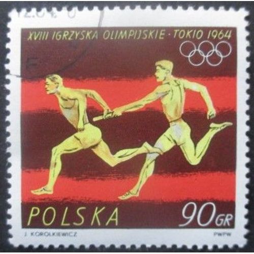 Pologne N°1373 Jeux Olympiques De Tokyo 1964 Oblitéré