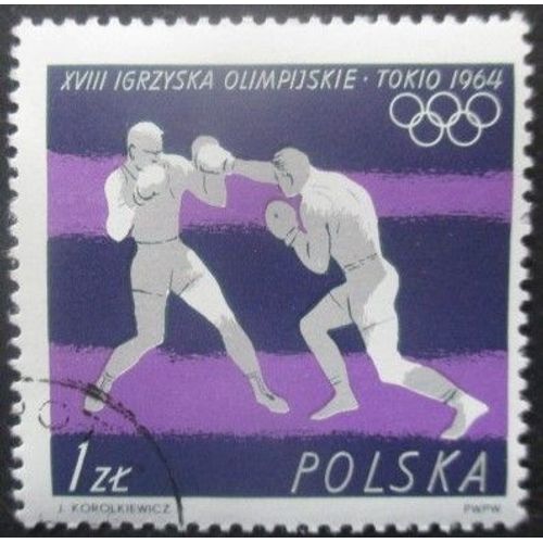 Pologne N°1374 Jeux Olympiques De Tokyo 1964 Oblitéré