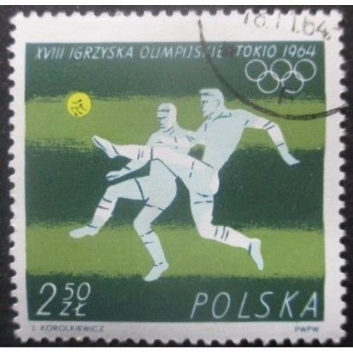 Pologne N°1375 Jeux Olympiques De Tokyo 1964 Oblitéré