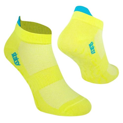 Zooksy Chaussettes Antidérapantes Parfaites Yoga Et Pilates Semelle De Sécurité 41-46 Jaune