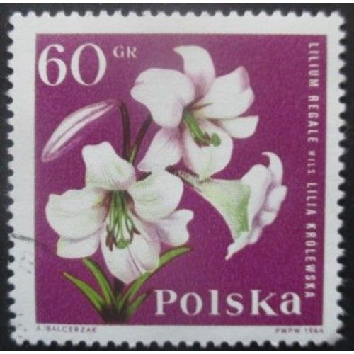 Pologne N°1398 Lis Royal Oblitéré