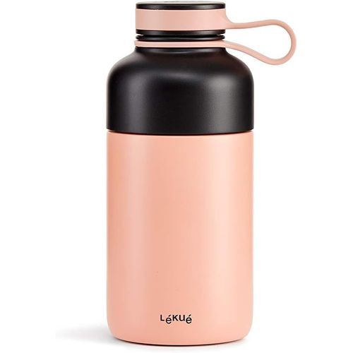 Lékué® Bouteille Isotherme Double Paroi En Inox Avec Filtre Thé - Coral 300ml