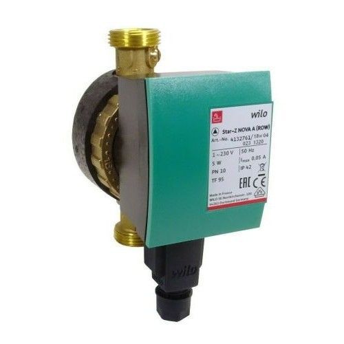 Circulateur haut rendement de bouclage ECS Star-Z Nova NOVA T Wilo