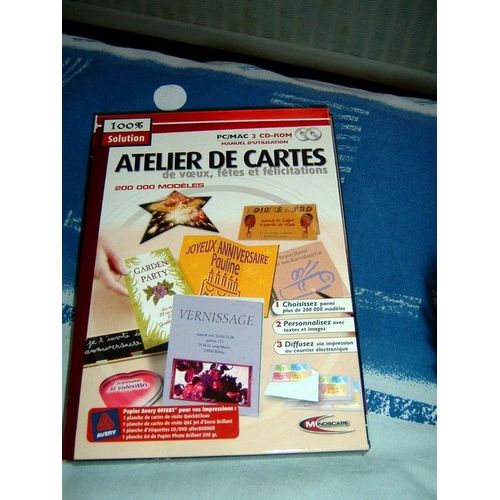 Atelier De Cartes De Voeux