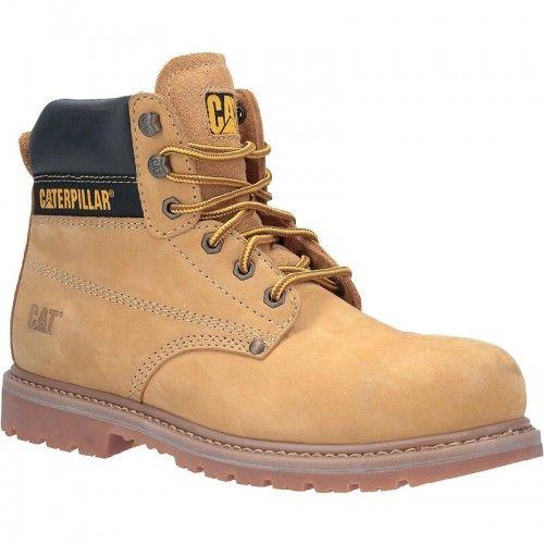 Chaussures De Sécurité Hautes Powerplant S3 Hro Sra Miel Caterpillar